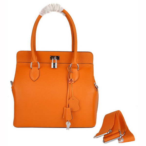 Best Hermes Toolbox 20 Shoulder Bag Orange 6021 On Sale